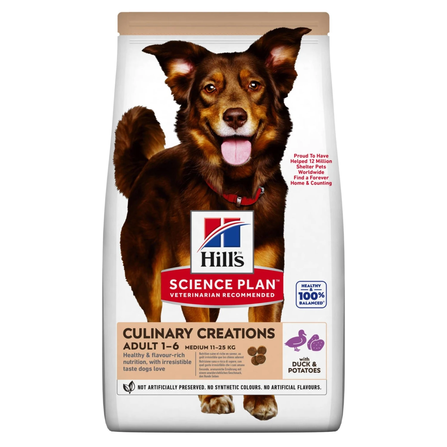 Hill's Science Plan Culinary Creations Eend En Aardappel Medium Hond 14kg 3 Hill's Science Plan Culinary Creations Eend En Aardappel Medium Hond 14kg
