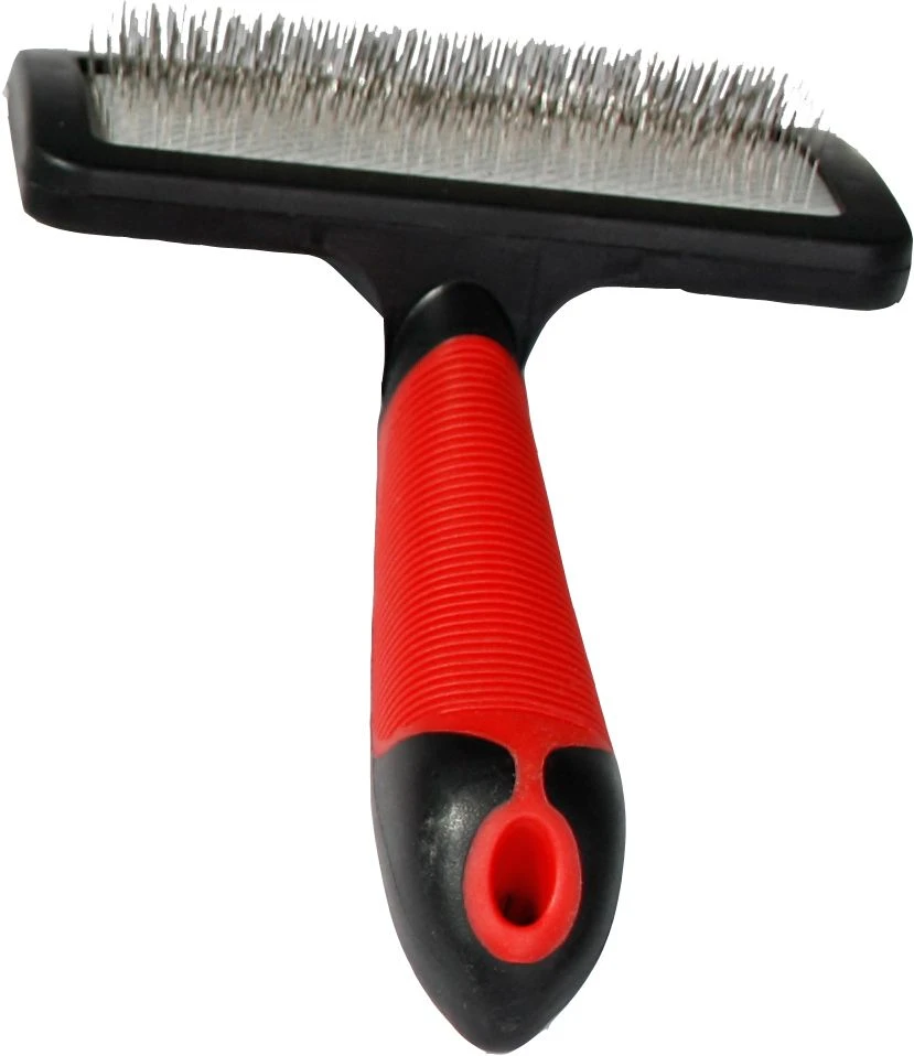 Flamingo Slickerborstel Zacht Met Handvat L 3 Flamingo Slickerborstel Zacht Met Handvat L