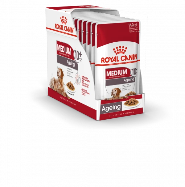 Royal Canin Medium Ageing 10+ Hondenvoer 10x 140g 3 Royal Canin Medium Ageing 10+ Hondenvoer 10x 140g
