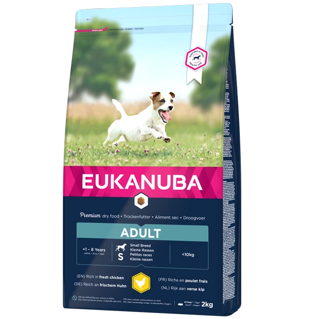 Eukanuba Adult Small Breed - Hondenvoer Met Kip - 15kg