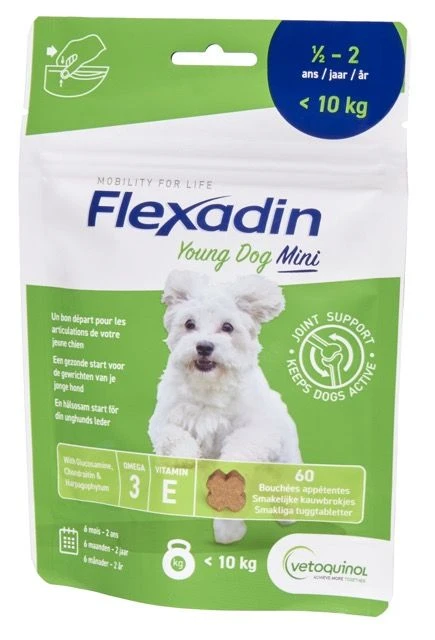 Flexadin Young Dog Mini 60 Chews 3 Flexadin Young Dog Mini 60 Chews
